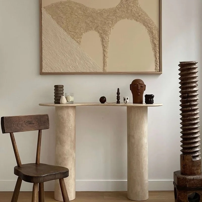 Natural Stone Console Table