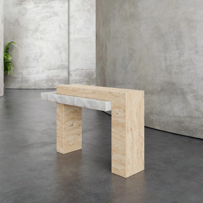 Marble Console Table for Living Room